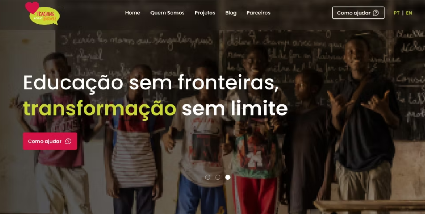 Screenshot of Boxes Landing Page